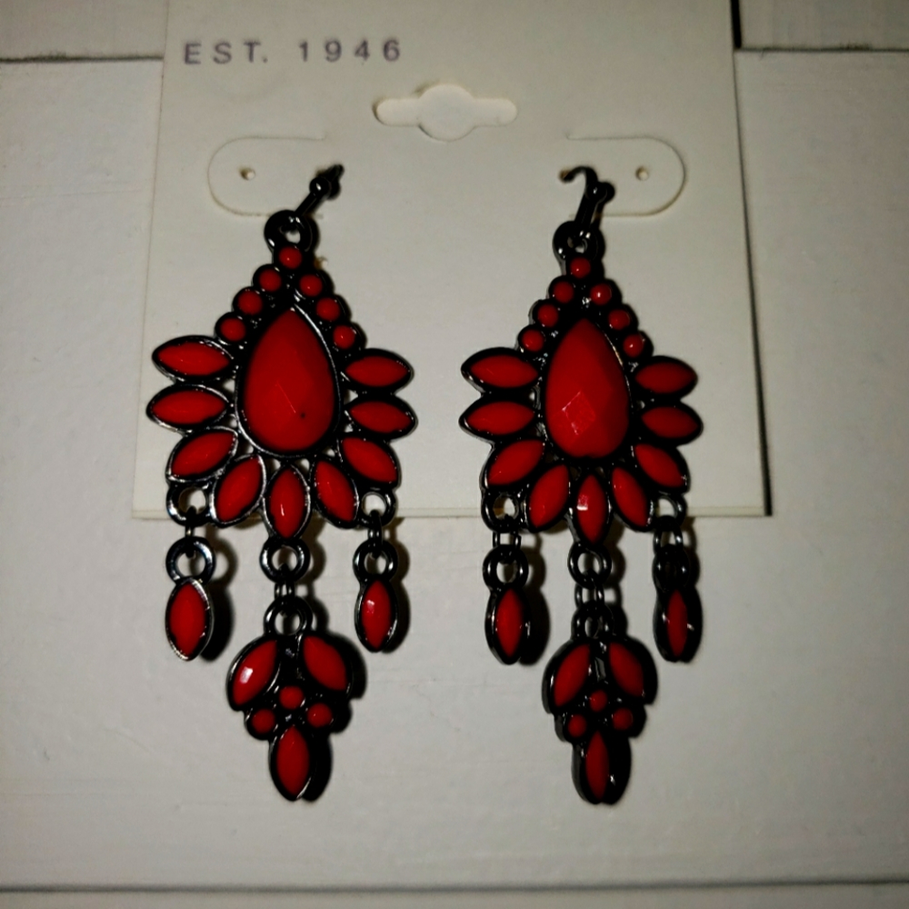 Est. 1946 Red earrings